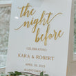 Load image into Gallery viewer, The Night Before 3D Mirror Acrylic Welcome Sign