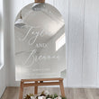 Load image into Gallery viewer, Arch Mirror Acrylic Wedding Welcome Sign - WS58