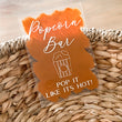 Load image into Gallery viewer, Popcorn bar acrylic sign -FB4
