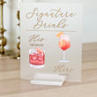 Load image into Gallery viewer, Signature Drinks Acrylic Sign