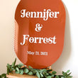 Load image into Gallery viewer, Solid Painted Back Bohemian Welcome Sign - WS37