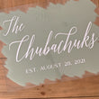 Load image into Gallery viewer, Last Name Welcome Acrylic Wedding Sign - WS16