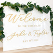 Load image into Gallery viewer, Welcome to our Wedding Modern Calligraphy Sign - WS04
