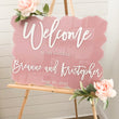 Load image into Gallery viewer, Painted Back Welcome Wedding Sign - WS02