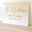 Load image into Gallery viewer, Last Name Welcome Sign- Calligraphy Style - WS08