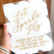 Load image into Gallery viewer, Let Sparks Fly Acrylic Sign