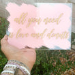 Load image into Gallery viewer, All you need is Love and Donuts Sign