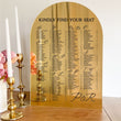 Load image into Gallery viewer, Arch Acrylic Mirror Seating Chart