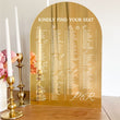 Load image into Gallery viewer, Arch Acrylic Mirror Seating Chart