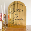 Load image into Gallery viewer, Arch Mirror Acrylic Wedding Welcome Sign - WS58