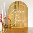 Load image into Gallery viewer, Arch Mirror Acrylic Wedding Welcome Sign - WS58