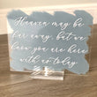 Load image into Gallery viewer, Heaven may be Far Away Acrylic Sign