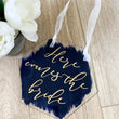 Load image into Gallery viewer, Here Comes The Bride Ring Bearer Hexagon Acrylic Sign - RB2