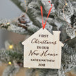 Load image into Gallery viewer, First Christmas in our New Home Personalized ornament