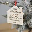 Load image into Gallery viewer, First Christmas in our New Home Personalized ornament