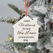 Load image into Gallery viewer, First Christmas in our New Home Personalized ornament