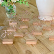Load image into Gallery viewer, Modern Calligraphy Hexagon Table Number with Stand Options - TN1