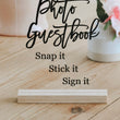 Load image into Gallery viewer, Photo Guestbook Acrylic Sign - TS7
