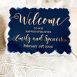 Load image into Gallery viewer, Welcome to Our Happily Ever After Hand Painted Sign - WS03