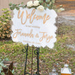 Load image into Gallery viewer, Painted Back Welcome Wedding Sign - WS02