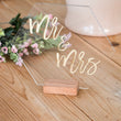Load image into Gallery viewer, Mr and Mrs Hexagon Acrylic Sign - TS1