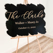 Load image into Gallery viewer, Last Name Welcome Sign- Calligraphy Style - WS08
