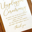 Load image into Gallery viewer, Welcome to our Unplugged Ceremony Sign - CS7