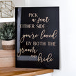 Load image into Gallery viewer, Acrylic Pick a Seat Sign - CS6