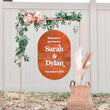 Load image into Gallery viewer, Solid Painted Back Bohemian Welcome Sign - WS37