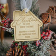 Load image into Gallery viewer, First Christmas in our New Home | Gold Mirror Christmas Ornament