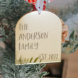 Load image into Gallery viewer, Arch Personalized Family Christmas Ornament