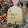 Load image into Gallery viewer, Arch Personalized Family Christmas Ornament