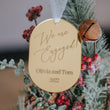 Load image into Gallery viewer, We're Engaged Acrylic Mirror Christmas Ornament