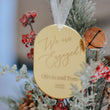Load image into Gallery viewer, We're Engaged Acrylic Mirror Christmas Ornament