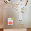 Load image into Gallery viewer, Arch Signature Drinks Acrylic Sign