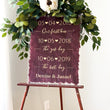 Load image into Gallery viewer, Love timeline acrylic wedding sign - CS11
