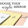 Load image into Gallery viewer, Gold Mirror Arch Acrylic Table Number -TN15