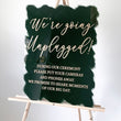 Load image into Gallery viewer, We're going Unplugged! Acrylic Sign - CS2