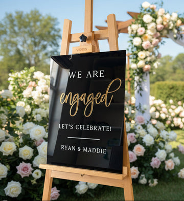 Engagement 3d Acrylic Welcome Sign - WS32