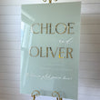 Load image into Gallery viewer, Acrylic Wedding Sign With 3D Mirror Names WS92
