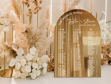 Our Favorite People Seating Chart