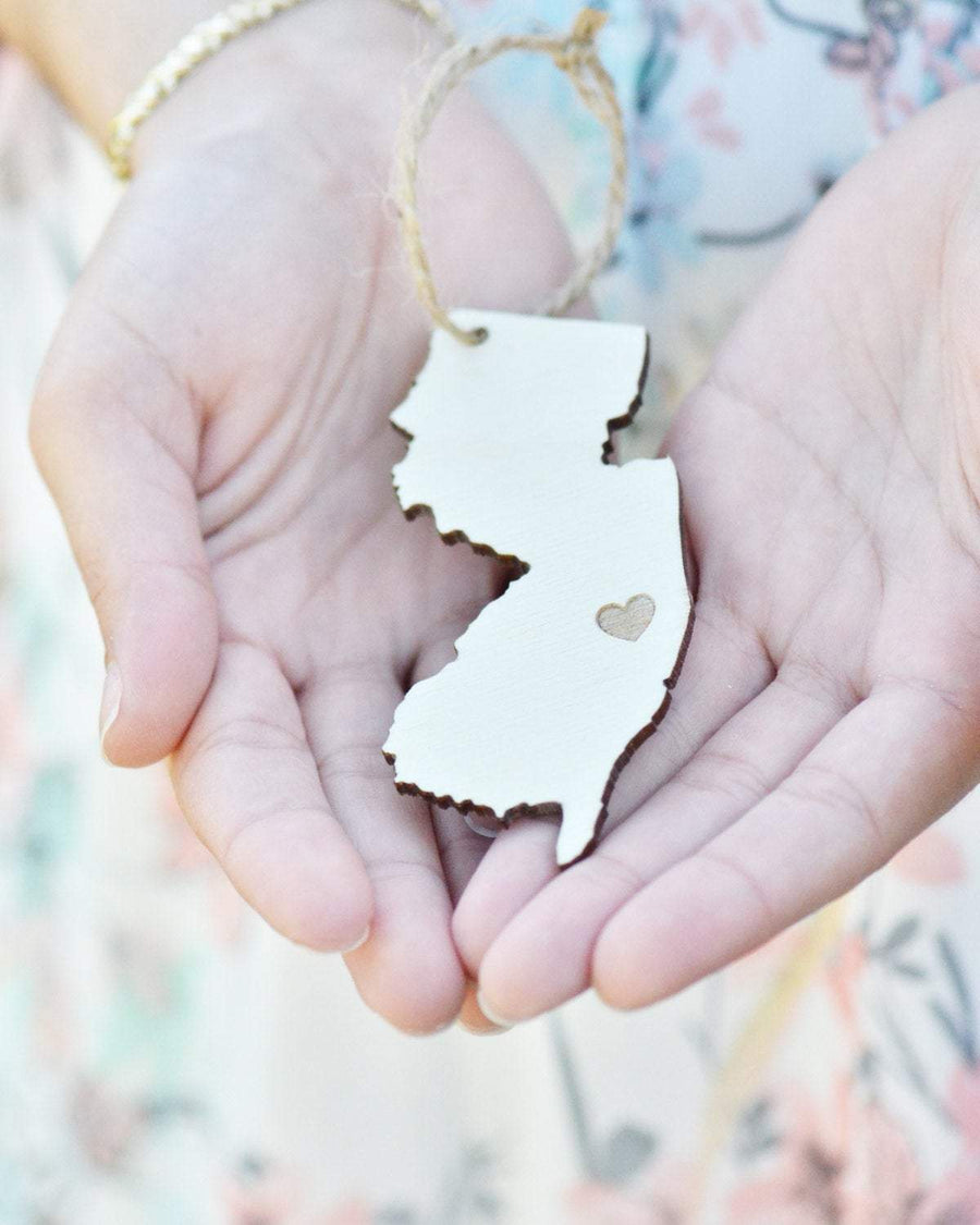 Wood State Christmas ornament | Choose your state