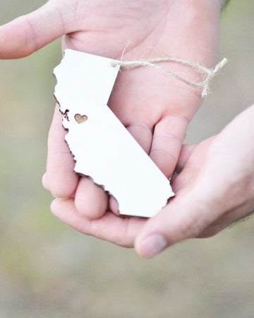 Wood State Christmas ornament | Choose your state