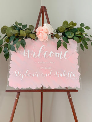 Baby Shower Welcome Sign - WS28