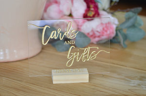 Cards & Gifts Freestanding sign - TS11