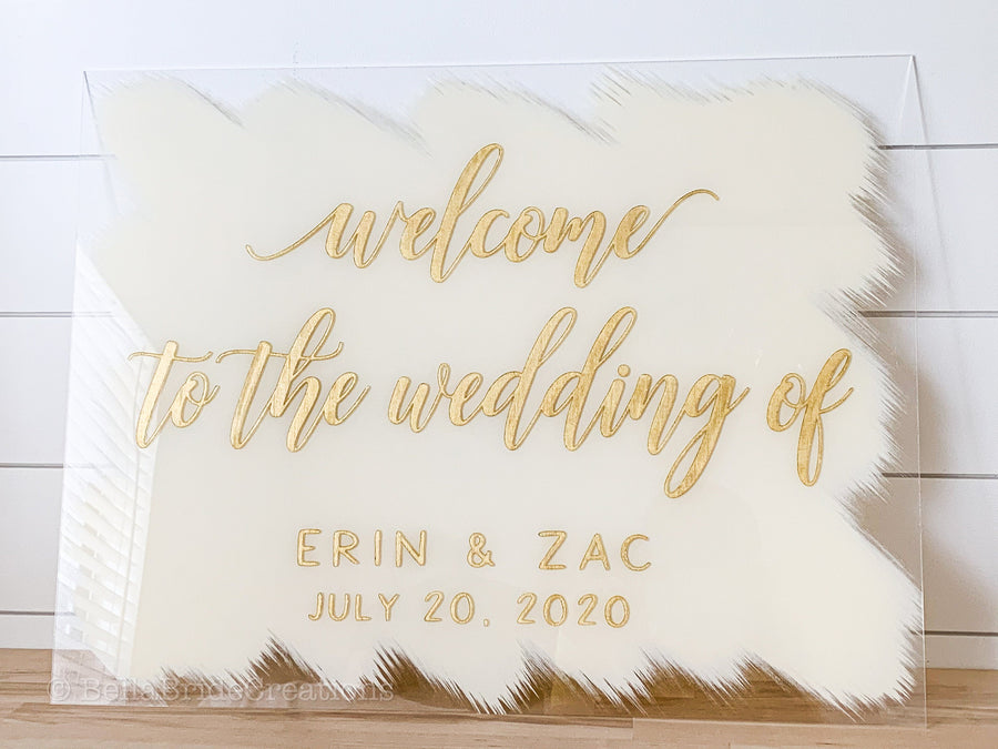 Welcome to our Wedding Sign - WS12