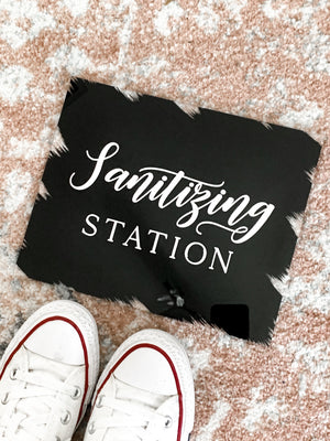 Sanitizing Station Acrylic Sign